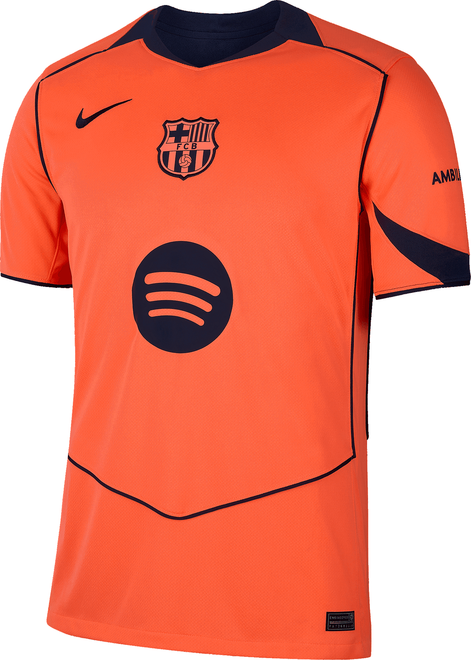 Dres Nike FC Barcelona Stadium Third Jersey 2025/26 Oranžová | hm3201-855, 0