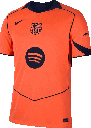 Dres Nike FC Barcelona Stadium Third Jersey 2025/26 Oranžová | hm3201-855, 0