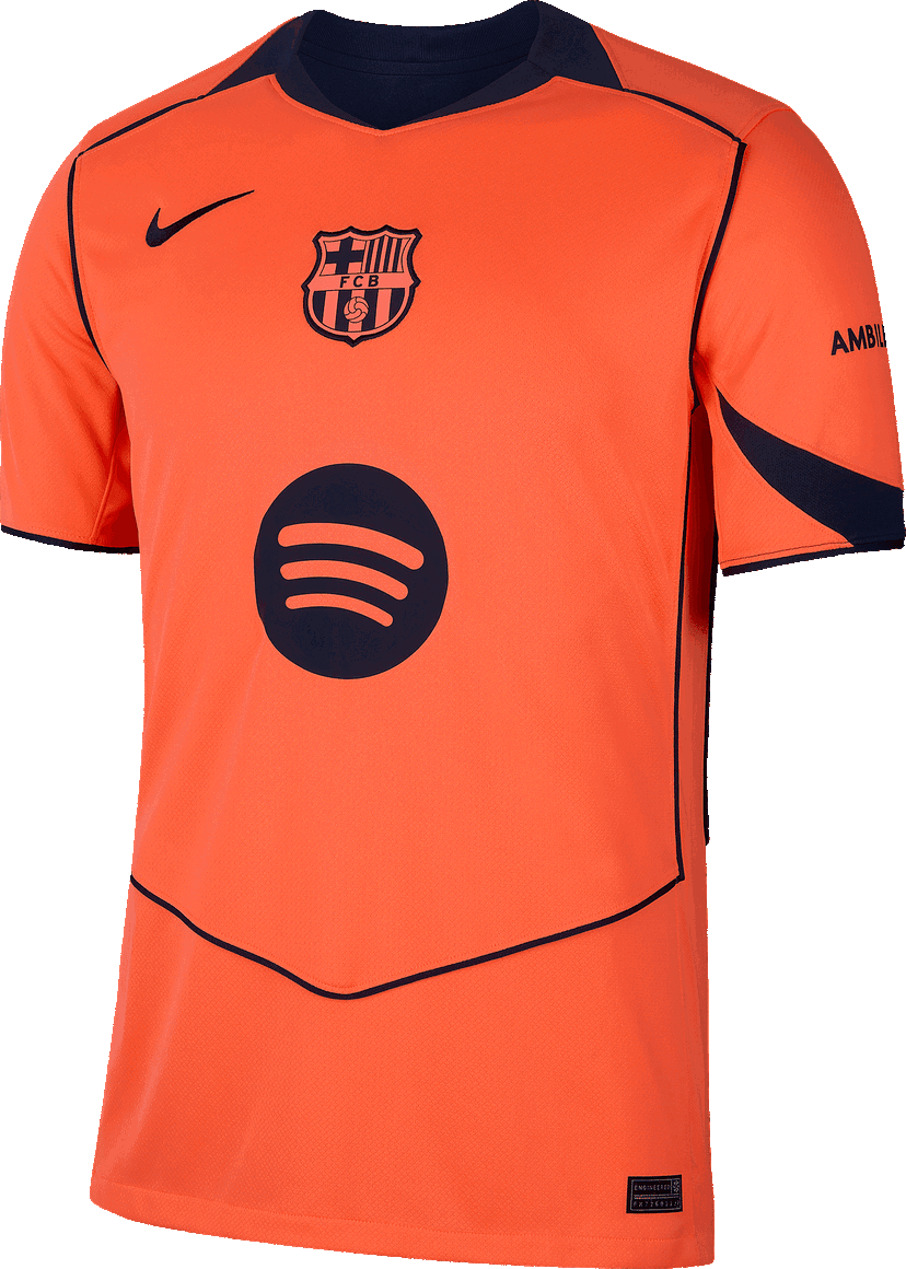 Dres Nike FC Barcelona Stadium Third Jersey 2025/26 Oranžová | hm3201-855