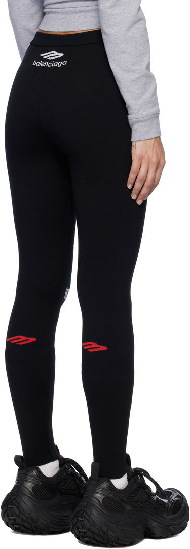 Legíny Balenciaga Black Ski Logo Leggings Čierna | 799927-T1699-2771, 2