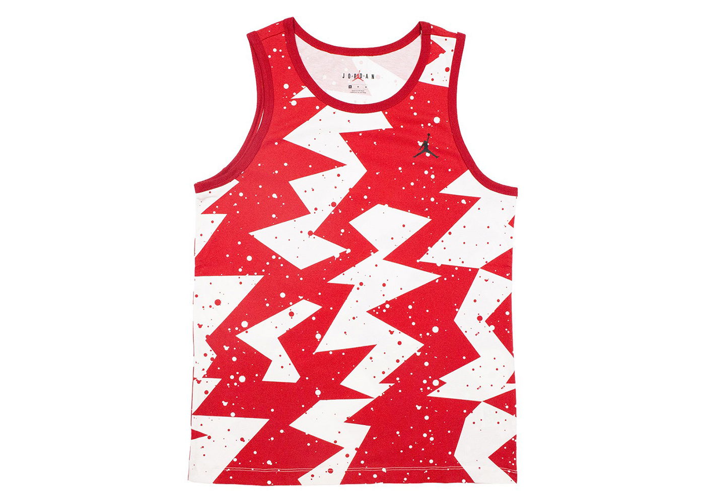 Tielko Jordan Jordan Printed Poolside Tank Top Gym Red Červená | CJ6230-687, 0