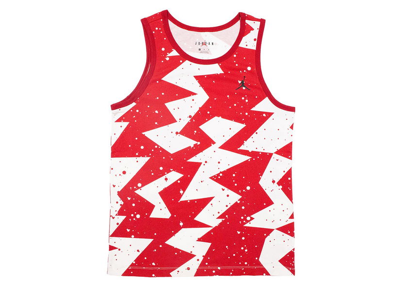 Tielko Jordan Jordan Printed Poolside Tank Top Gym Red Červená | CJ6230-687