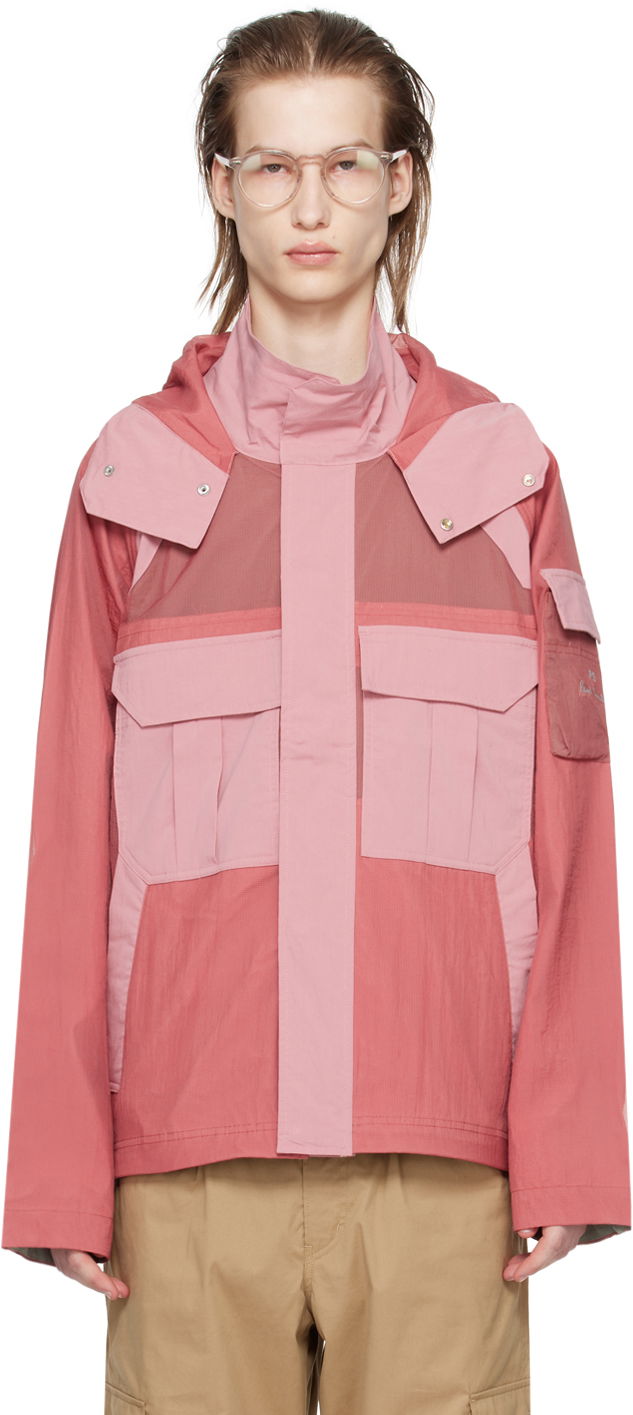 Vetrovka Paul Smith PS Paul Smith Hooded Jacket Ružová | M2R-689YM-M21957-23, 0