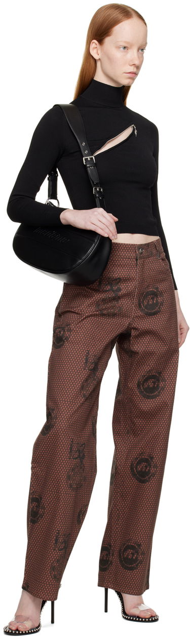 Džínsy Miaou Miaou Fargo Trousers Hnedá | 1007SCATL, 3