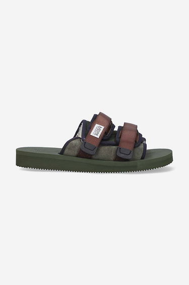 Tenisky a topánky SUICOKE Rubber Sole MOTO-MAB Slippers Zelené | MOTO.MAB, 0