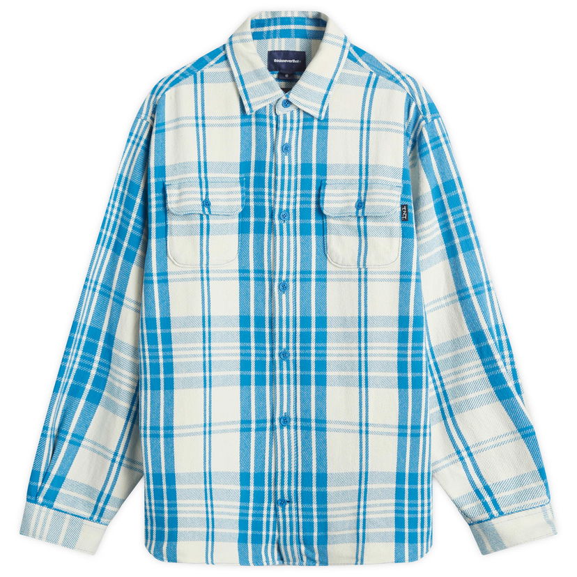 Košeľa thisisneverthat Flannel Work Shirt Modrá | TN243WSHTL02-BLU