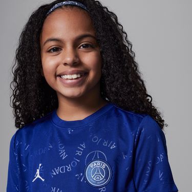 Tričko Jordan Paris Saint-Germain Pre-Match Dri-FIT Soccer T-Shirt Academy Pro Modrá | HJ3702-455, 2