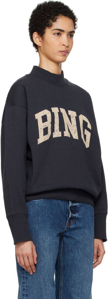 Mikina Anine Bing ANINE BING Bradie Sweatshirt Modrá | A-08-10292-NYA1, 1