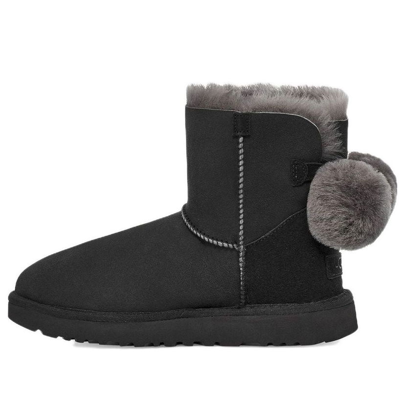 Tenisky a topánky UGG Fuzzy Bow Mini Boots Čierna | 1132018-BLK