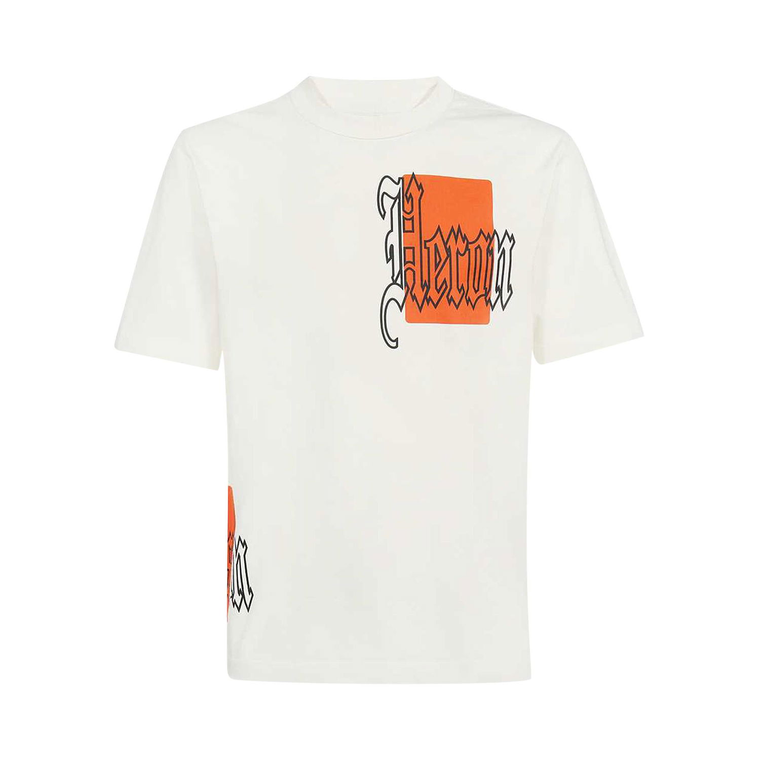 Tričko HERON PRESTON Gothic Color Blocks Tee Biela | HMAA032F22JER0030122, 1