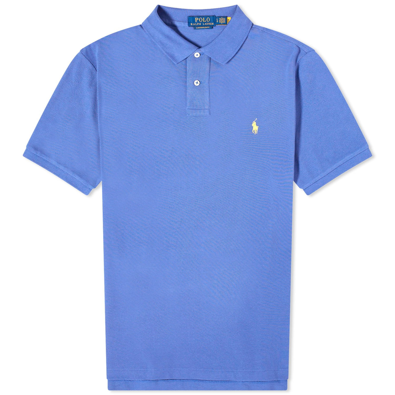 Polo tričko Polo by Ralph Lauren Custom Fit Polo Shirt "Liberty" Modrá | 710680784346, 0