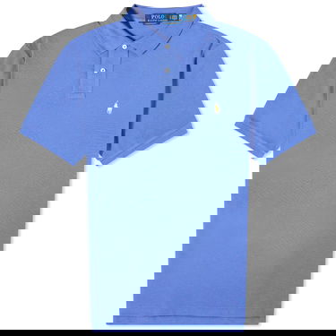 Polo tričko Polo by Ralph Lauren Custom Fit Polo Shirt "Liberty" Modrá | 710680784346, 0
