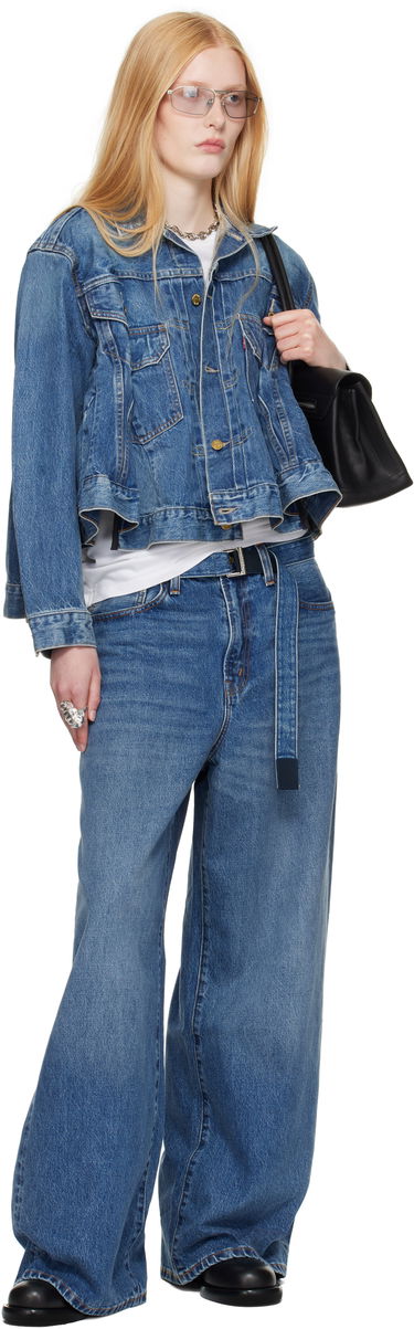 Džínsy sacai Levi's Edition Wide-Leg Jeans by Sacai Modrá | 25-0962S, 3