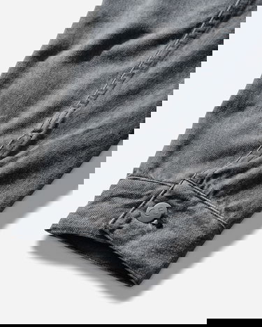 Bunda Cav Empt Washed Denim Trucker Jacket Šedá | CES28JK23 GREY, 4