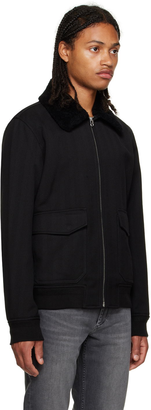 Bomber bunda rag & bone Dorset Bomber Jacket Čierna | MBW23F2385LRML, 1