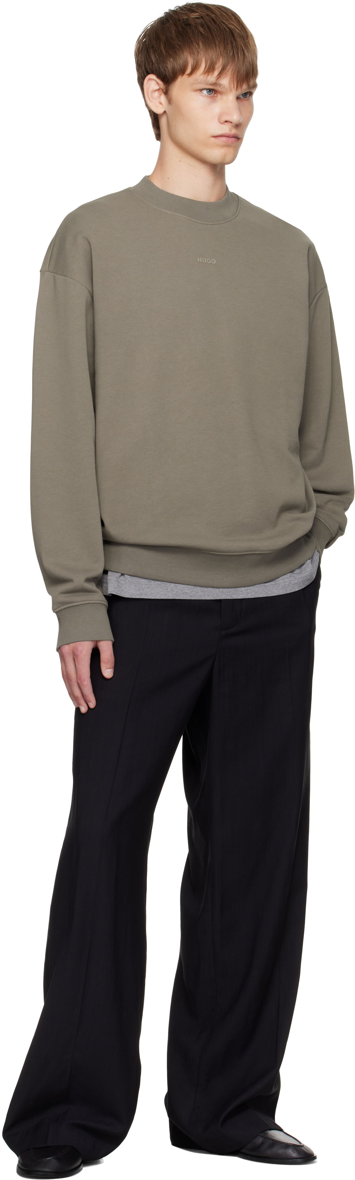 Cotton-Terry Logo Sweater