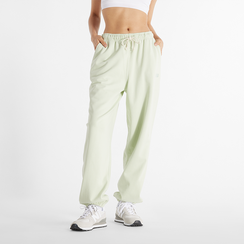 Tepláky New Balance WP41513NUM Sweatpants Zelené | NBWP41513NUM