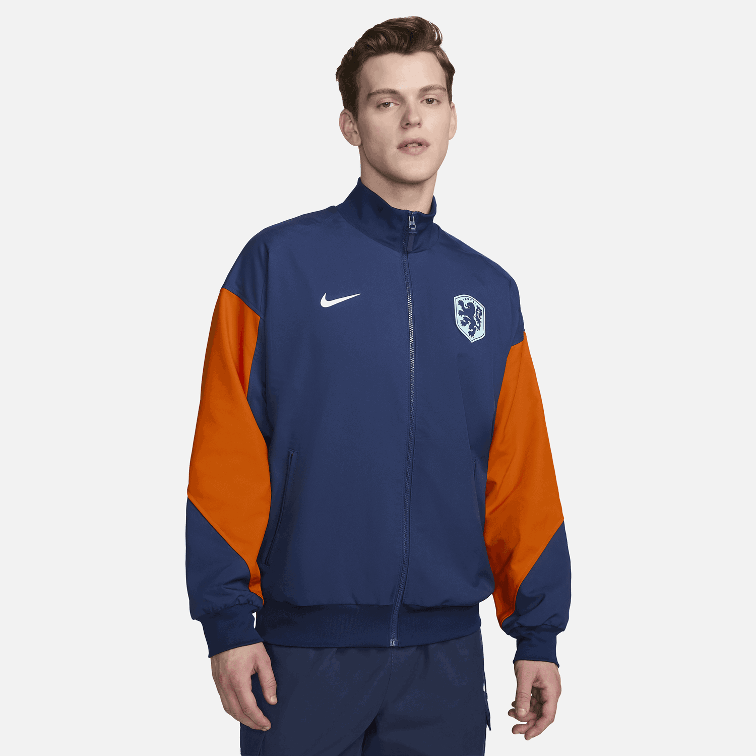 Bunda Nike Dri-FIT Netherlands Strike Navy | FJ2908-492, 0