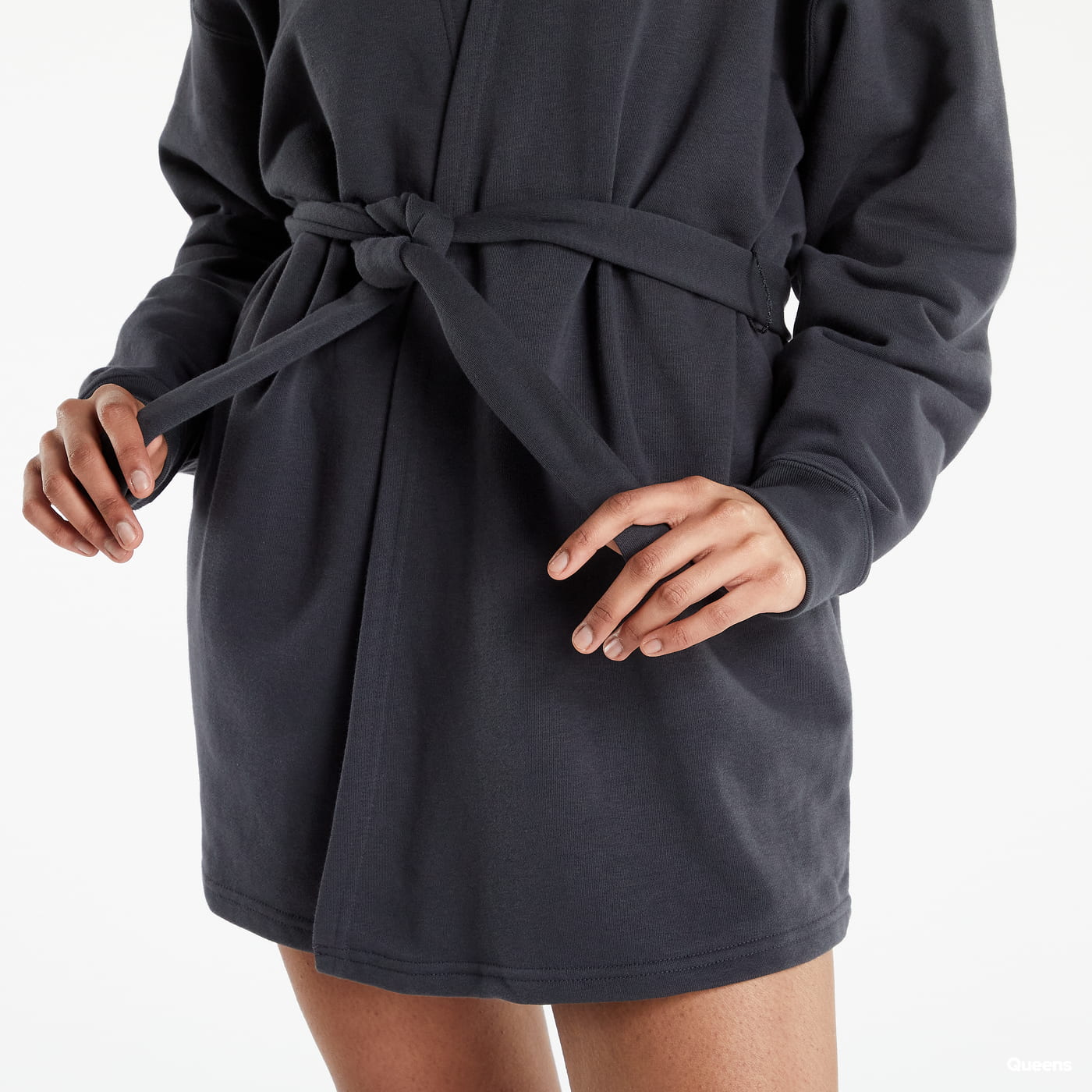 French Terry Hooded Dress