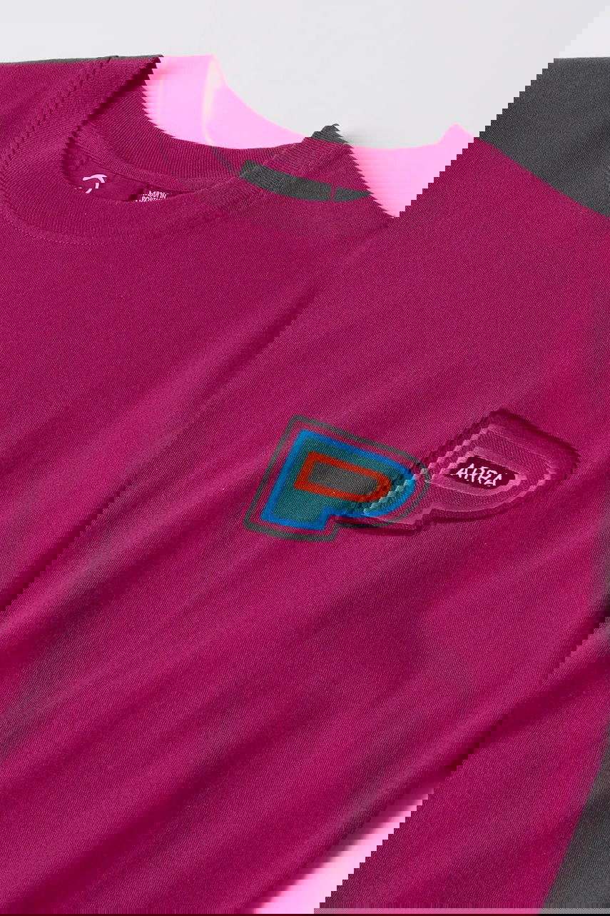Tričko By Parra Parra Repeat Pea T-Shirt Vínová | 53415, 1