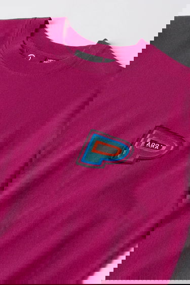 Tričko By Parra Parra Repeat Pea T-Shirt Vínová | 53415, 1