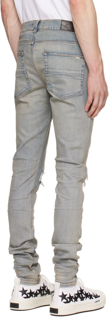 Džínsy AMIRI Distressed Slim Jeans Modrá | AMDNSY1056, 2