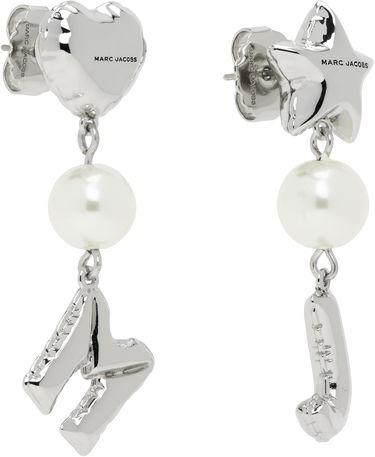 Náušnice Marc Jacobs Marc Jacobs MJ Balloon Pearl Earrings Metalická | 2S5JER001J12, 1