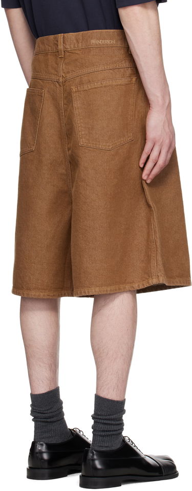 Šortky JW Anderson JW Anderson Aged Denim Shorts Hnedá | DT0114-PG1756, 2