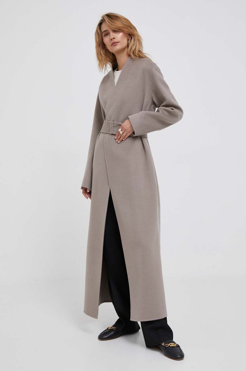Kabáty CALVIN KLEIN Coat Šedá | K20K205905, 0