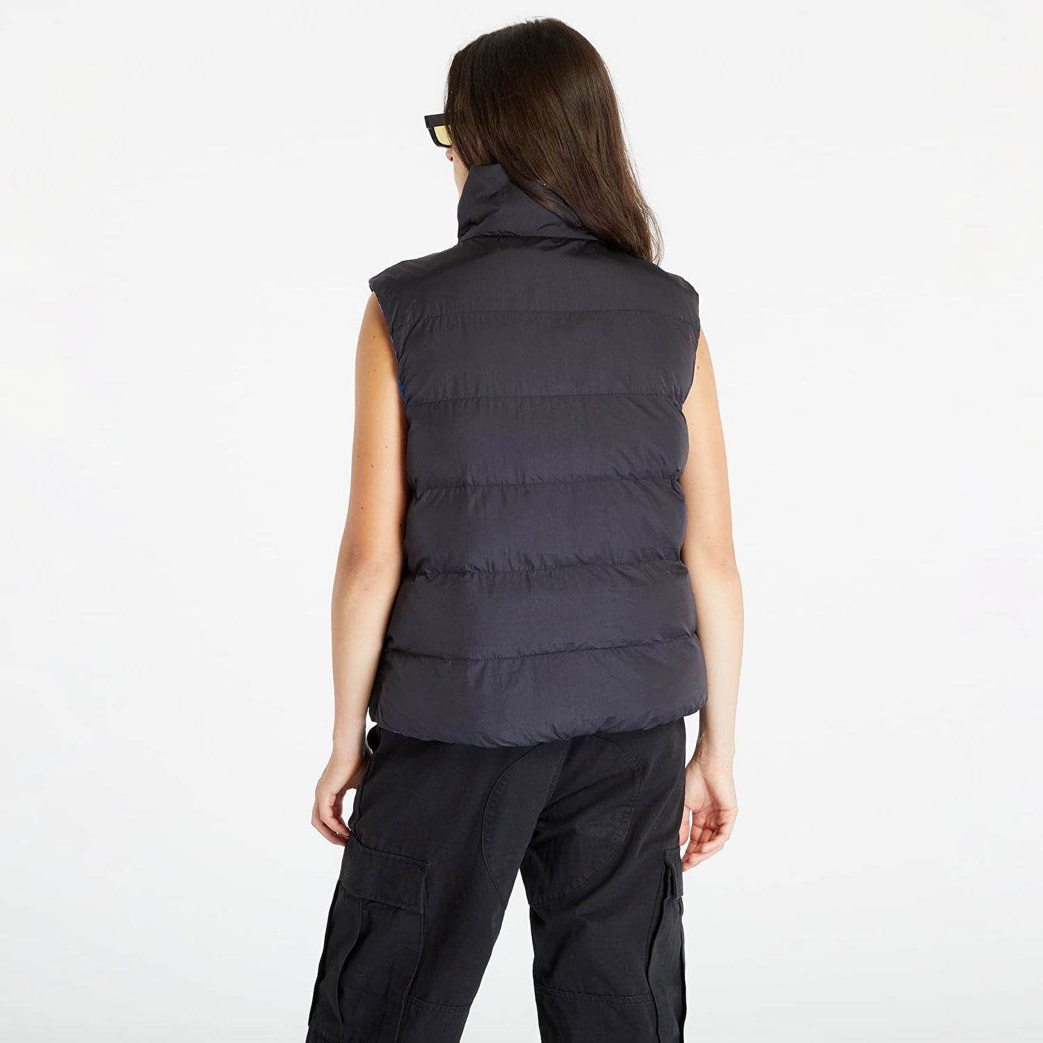 Vesta adidas Originals Rever Vegan Vest Black/ Royal Blue Modrá | II8465, 1