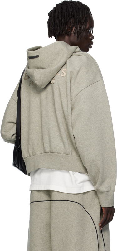 Mikina Fear of God Fear of God ESSENTIALS Fleece Zip-Up Hoodie Šedá | 192SP254785F, 2