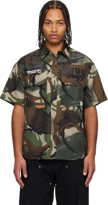 Košeľa AAPE by A Bathing Ape 'AAPEUNVS' Mooface Logo Cargo Shirt Rôznofarebný | AAPSRM8528XANGRZ, 0