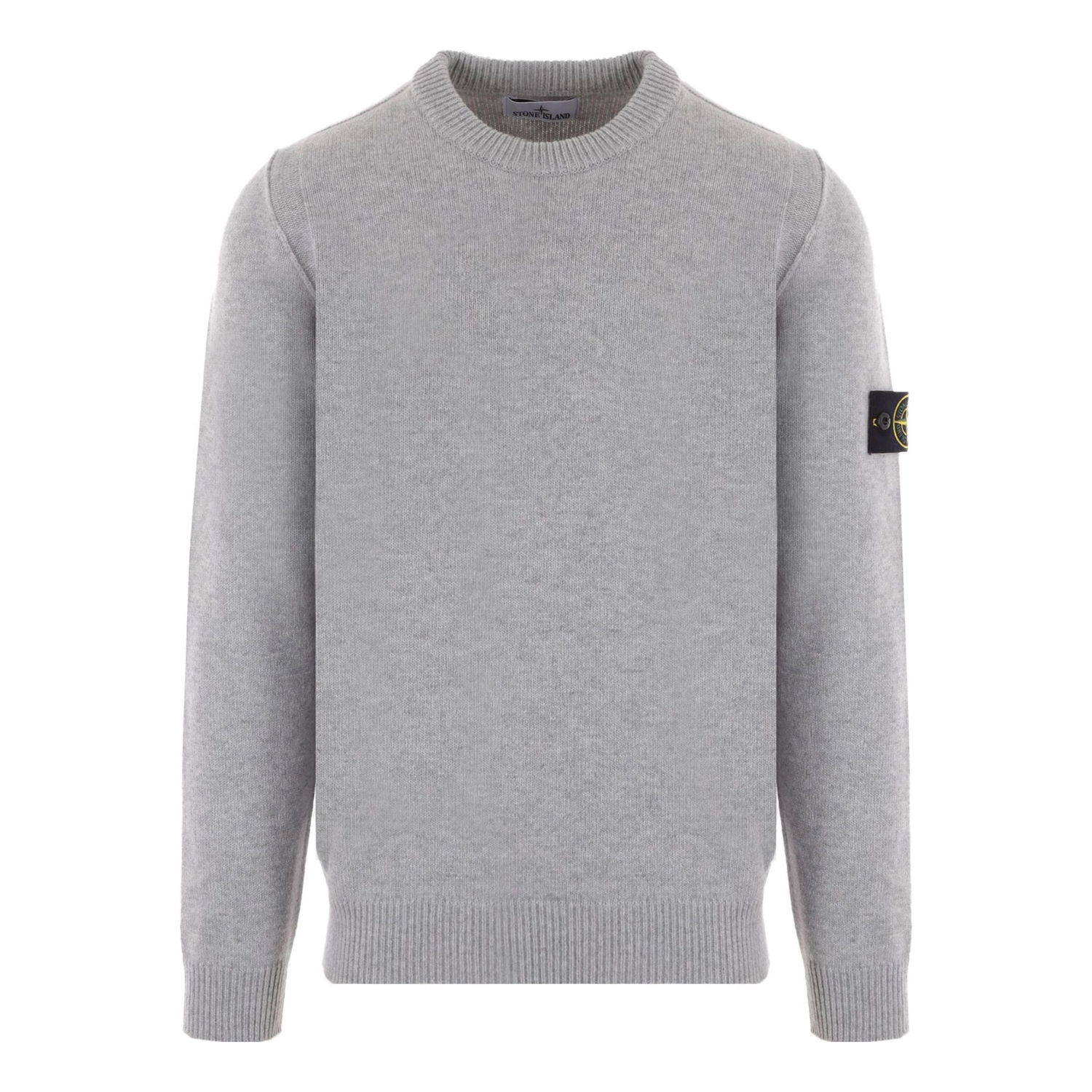 Sveter Stone Island STONE ISLAND Wool Crewneck Sweatshirt Šedá | 7915508A3-V0M64, 0