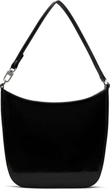 Taška cez rameno BY FAR Patent Leather Shoulder Bag Čierna | MWBSB053CL017BK001PL, 0