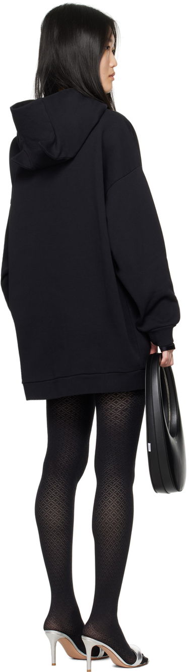 Mikina Coperni Coperni Hooded Minidress Čierna | COPJS62523, 2