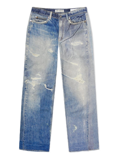 Džínsy OUR LEGACY Wide Leg Distressed Jeans Modrá | W4205TDD