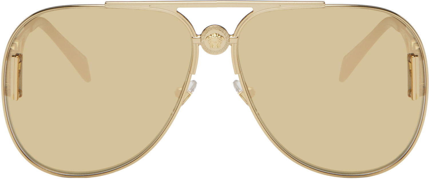 Slnečné okuliare Versace Versace Medusa '95 Pilot Sunglasses Metalická | 0VE2255 8056597836425, 0