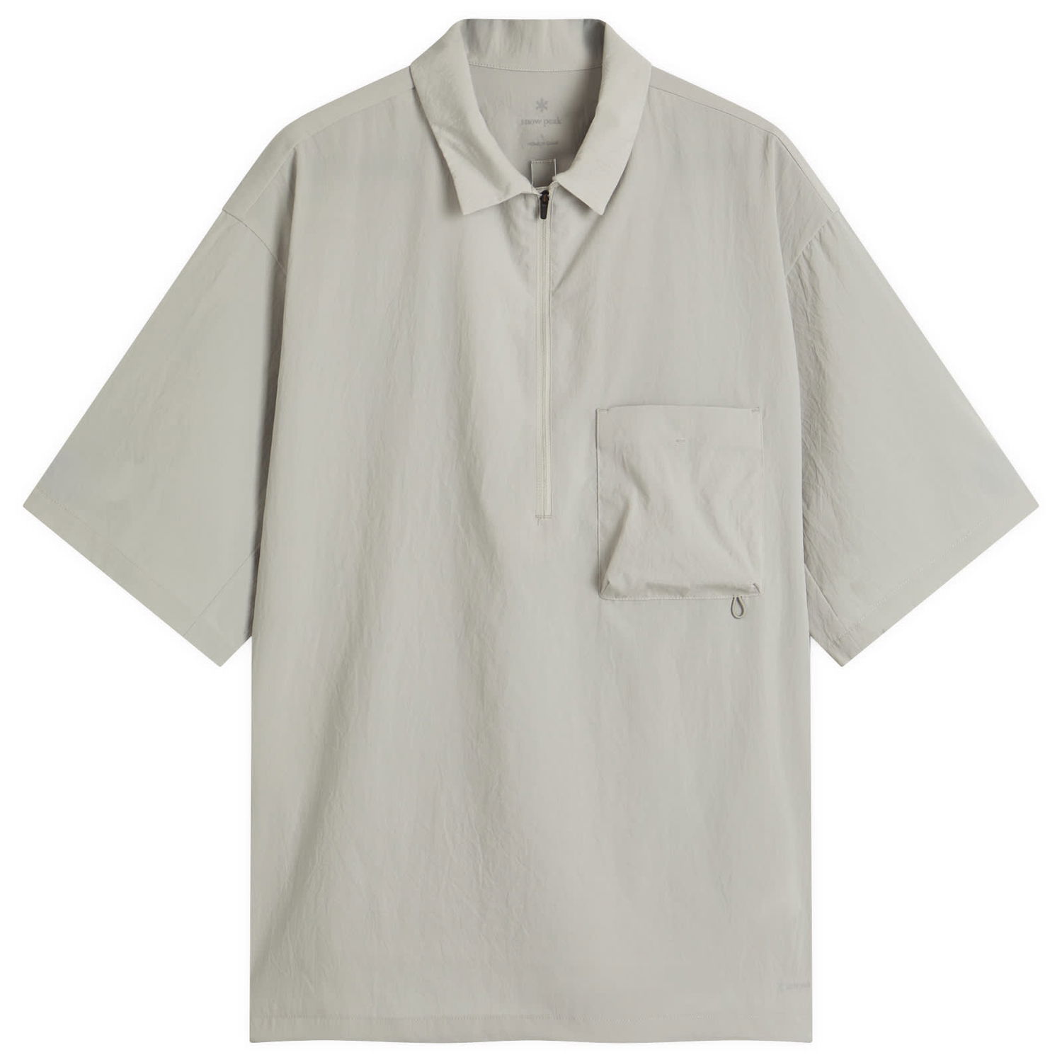 Polo tričko Snow Peak Breathable Quick Dry Polo Shirt, Size Large Šedá | SH-25SU001-GY, 1