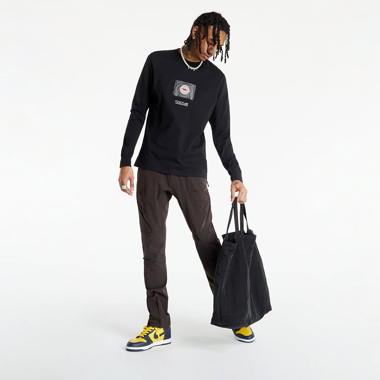Tielko Nike CACT.US CORP x Long-Sleeve TEE Čierna | DO6353-010, 1