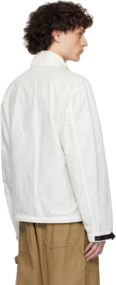 Vetrovka Stone Island Stone Island Organic Look Nylon Panama-TC Jacket Biela | K1S15 4100067 S0069, 2