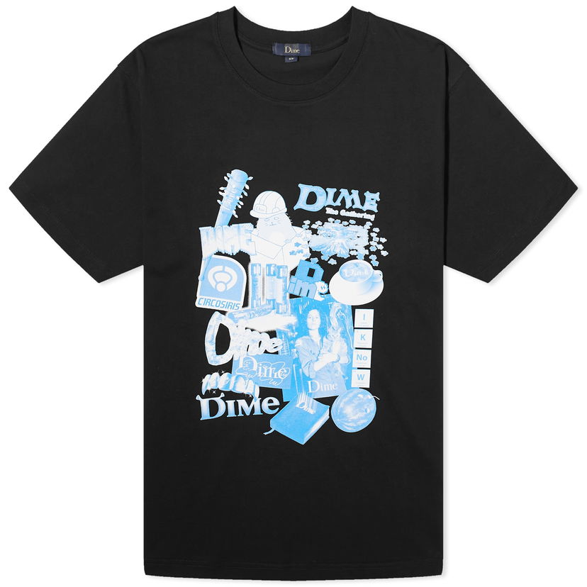 Tričko Dime Collage T-Shirt Čierna | DIMESP2430BLK