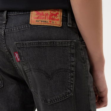 Džínsy Levi's Kalhoty 502 Taper Hi Ball Čierna | 57783-0105, 2