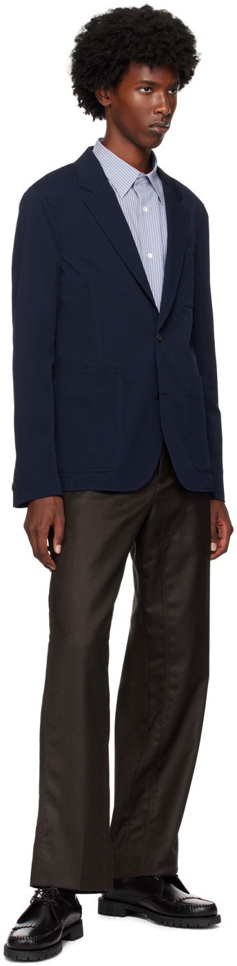 Vesta Paul Smith PS by Paul Smith Seersucker Blazer Navy | M2R-2171-N22092-47, 3