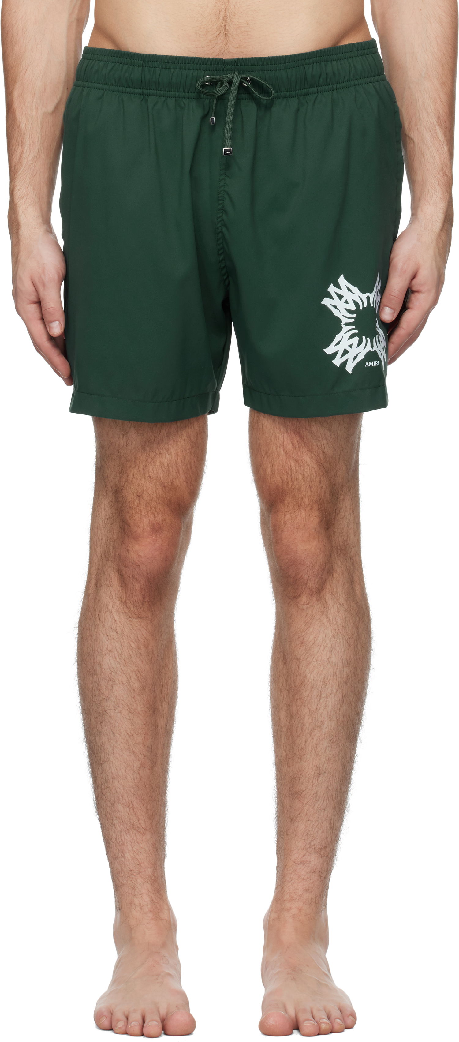 Plavky AMIRI Quad Swim Shorts Zelené | AMSWTK1025, 0