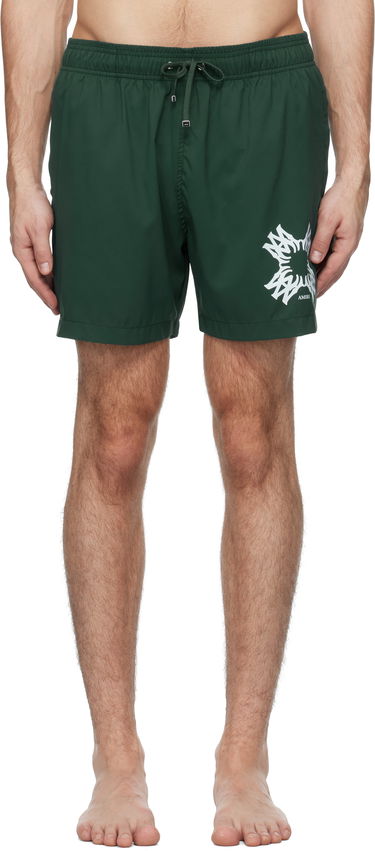 Plavky AMIRI Quad Swim Shorts Zelené | AMSWTK1025, 0