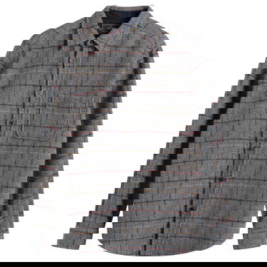 Košeľa Portuguese Flannel Flannel Herringbone Plaid Overshirt Rôznofarebný | AW25076-GRY, 0