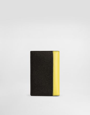 Peňaženka Dolce & Gabbana Dolce & Gabbana Dauphine Leather Card Holder Žltá | BP3323A6N728N971, 2