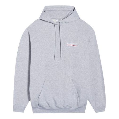 Mikina Balenciaga Campaign Medium Fit Hoodie Šedá | 600583TKVI91379