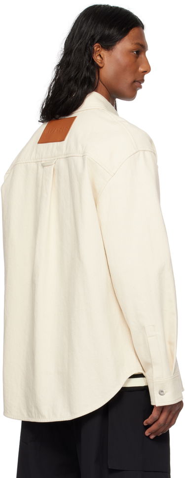 Košeľa Jil Sander Jil Sander Selvage Denim Overshirt Biela | J47DL0159_J46545, 2