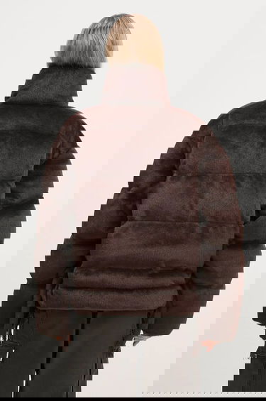 Prešívaná bunda Ottolinger Ottolinger Furry Strappy Puffer Jacket Hnedá | 1090602521, 2